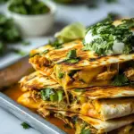 Crispy Chicken Tinga Quesadillas