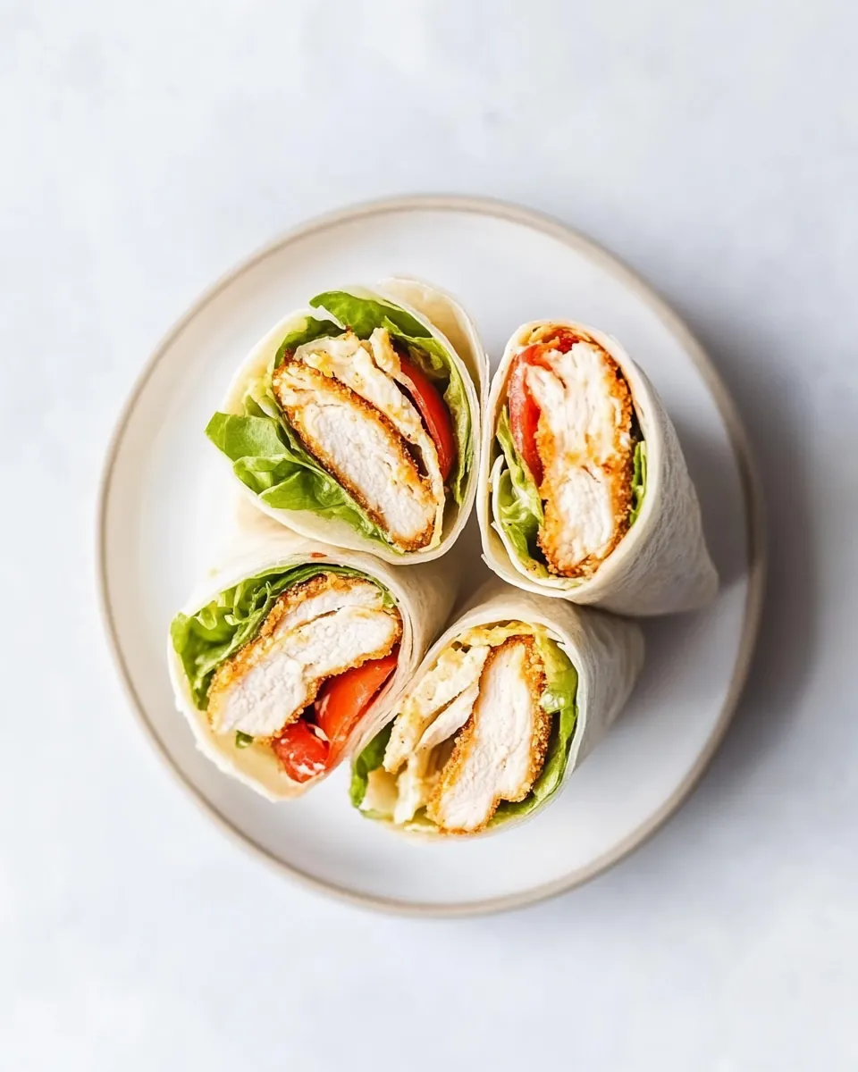 Crispy Chicken Wraps