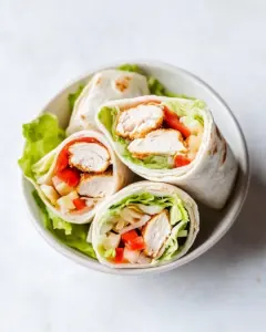 Crispy Chicken Wraps