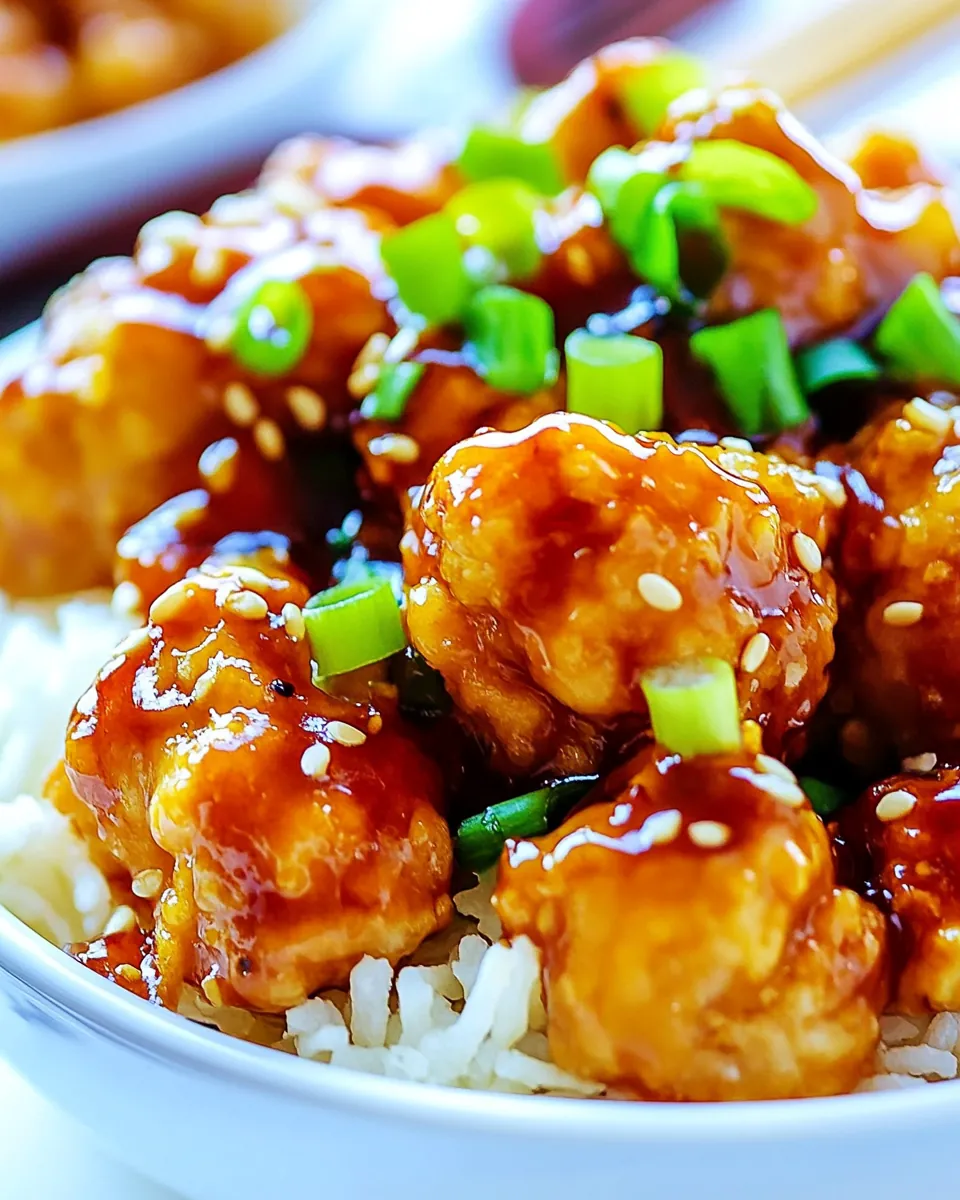 Crispy General Tso Chicken