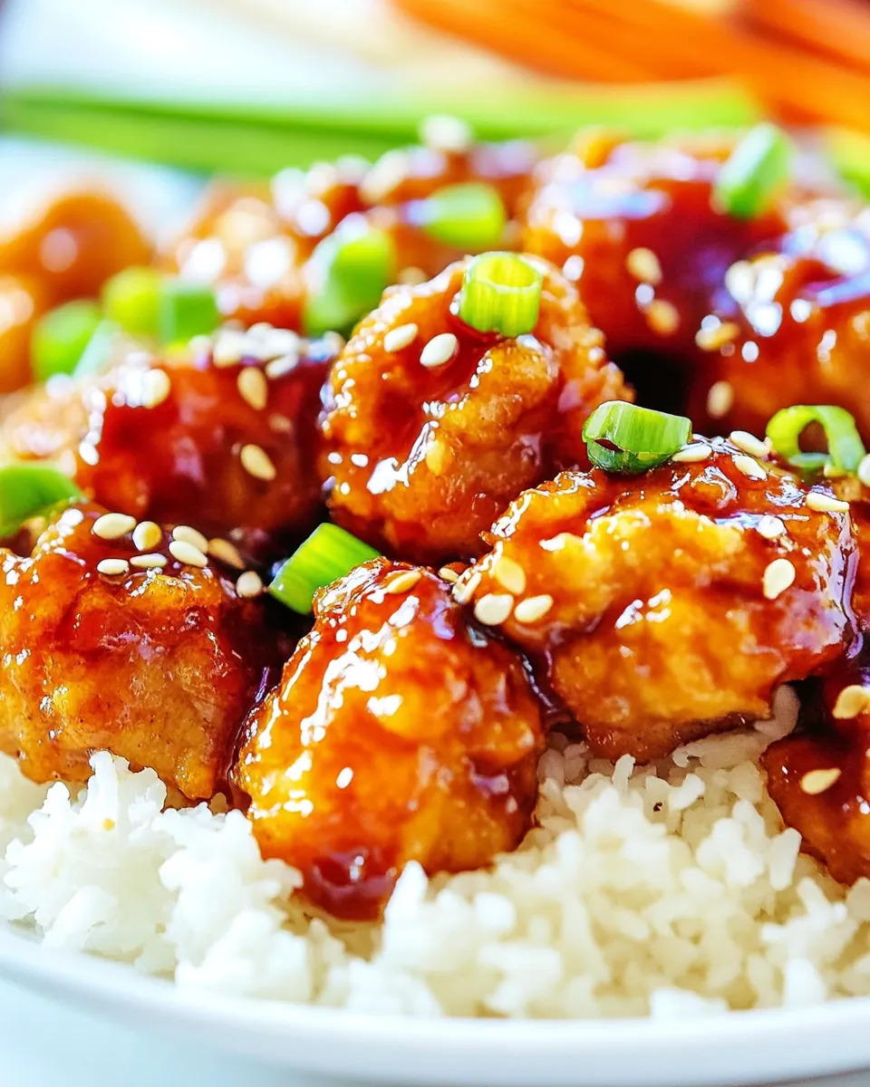 Crispy General Tso Chicken