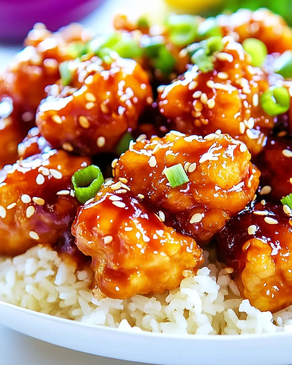 Crispy General Tso Chicken