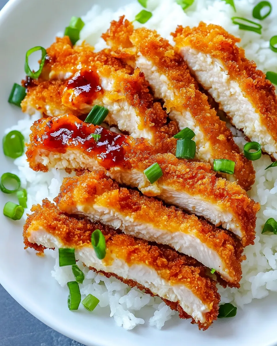 Crispy Japanese Chicken Katsu