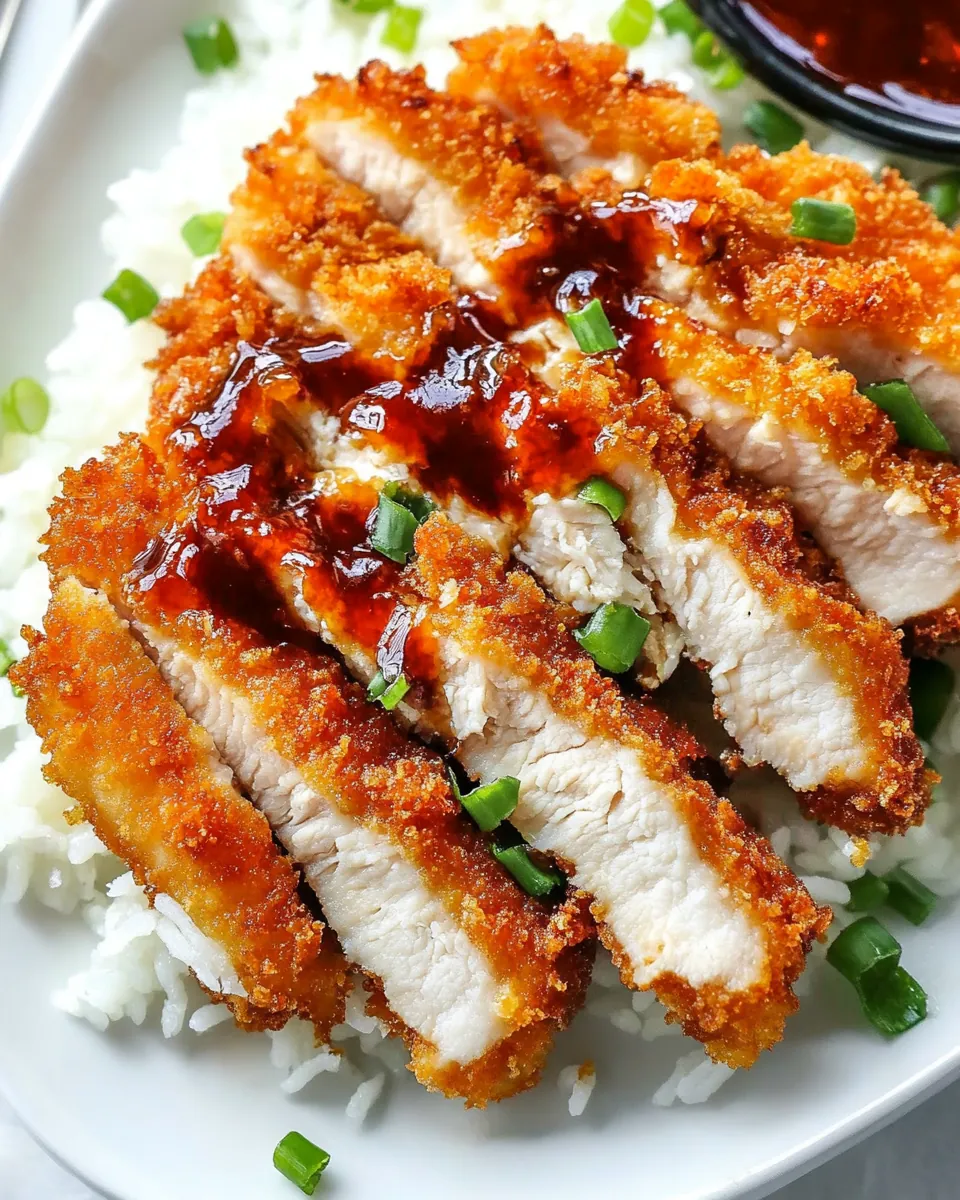 Crispy Japanese Chicken Katsu