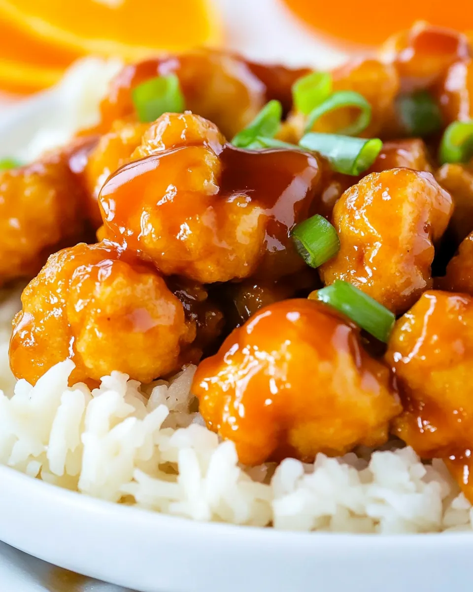 Crispy Orange Chicken