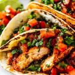 Crispy Oven Baked Chicken Tacos