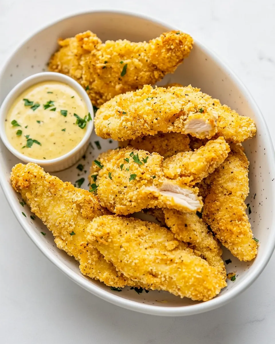 Crispy Oven Baked Chicken Tenders