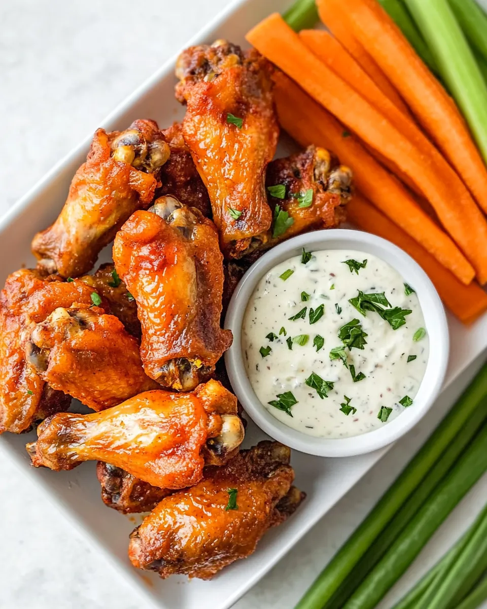Crispy Oven Baked Chicken Wings