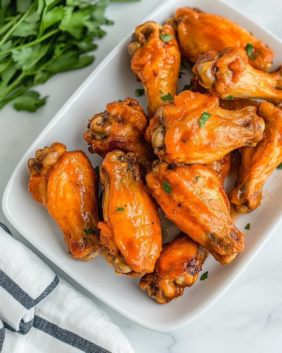 Crispy Oven Baked Chicken Wings