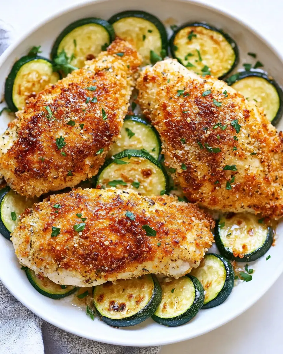 Crispy Parmesan Garlic Chicken