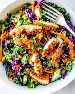 Crispy Rice Chicken Salad
