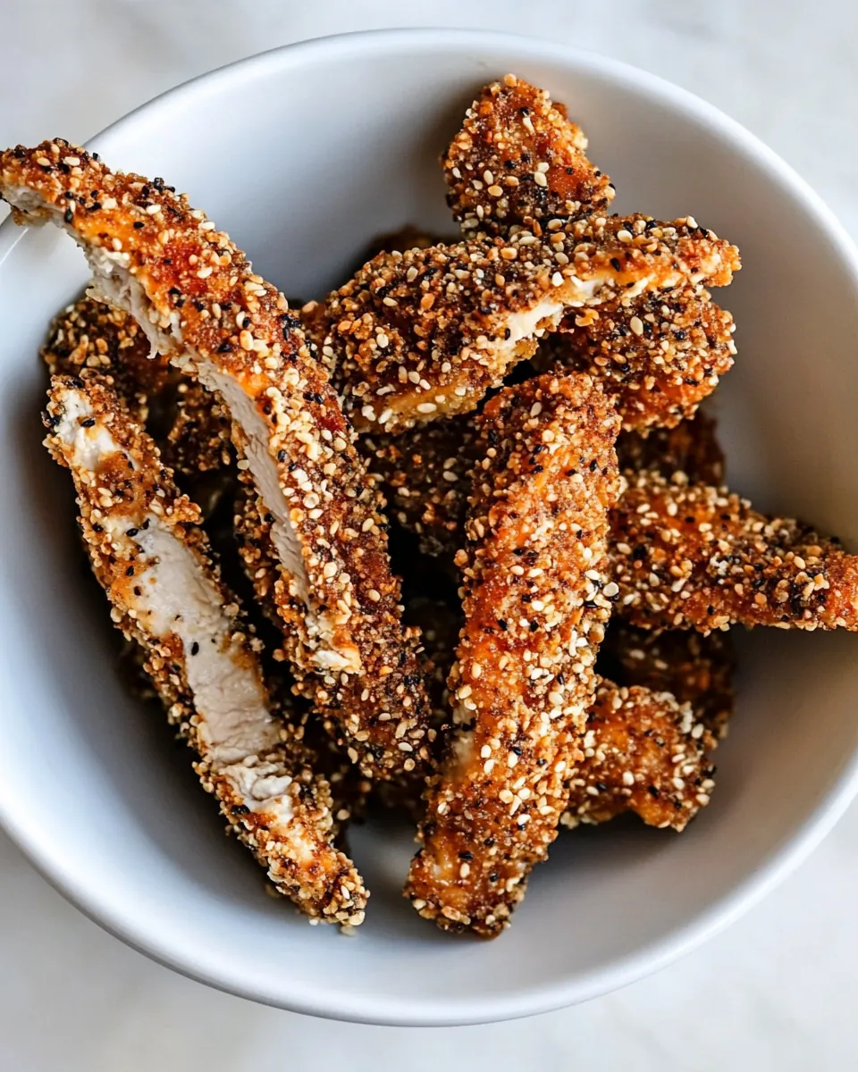 Crispy Sesame Chicken Strips