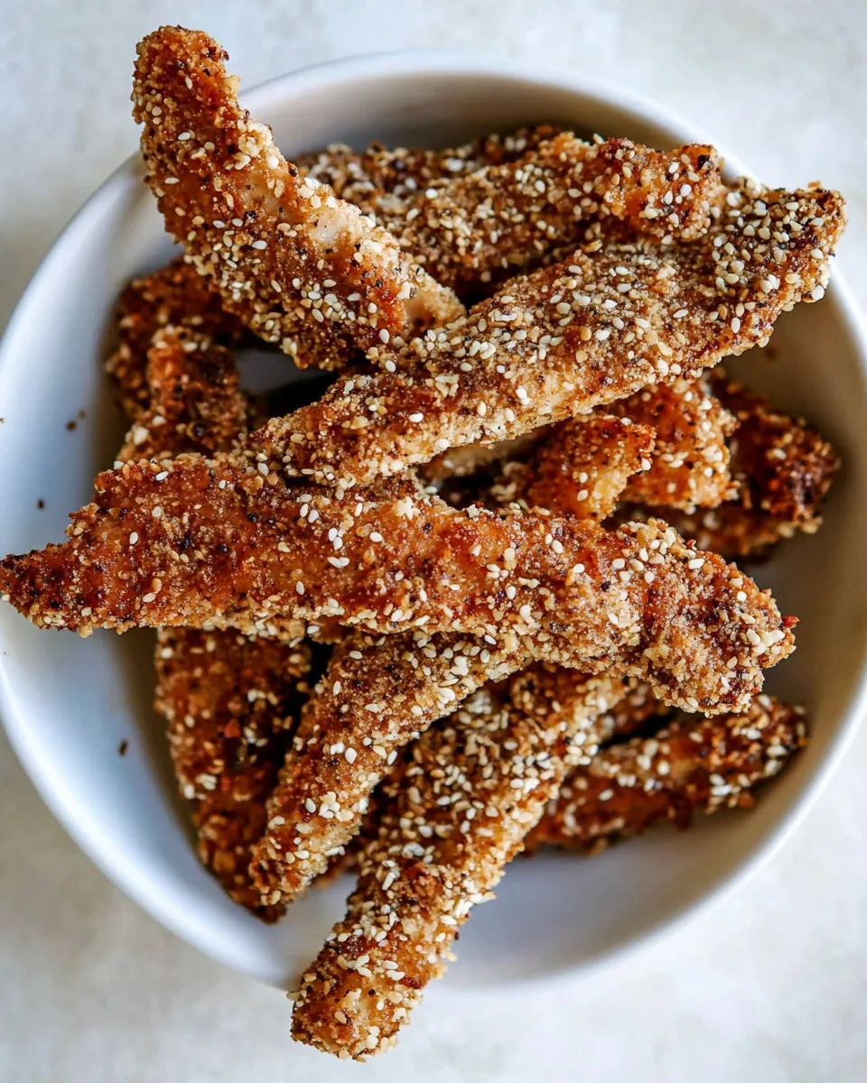 Crispy Sesame Chicken Strips