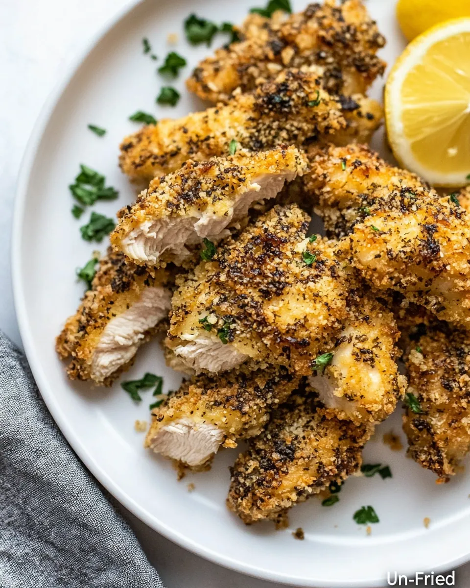 Crispy Un-Fried Herb Chicken
