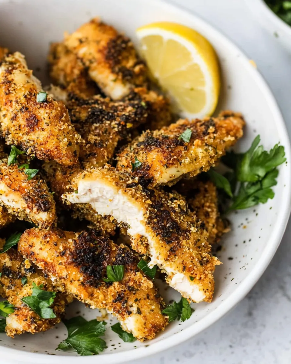 Crispy Un-Fried Herb Chicken