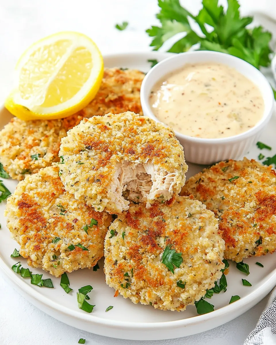 Crispy Vegan Chicken Patties
