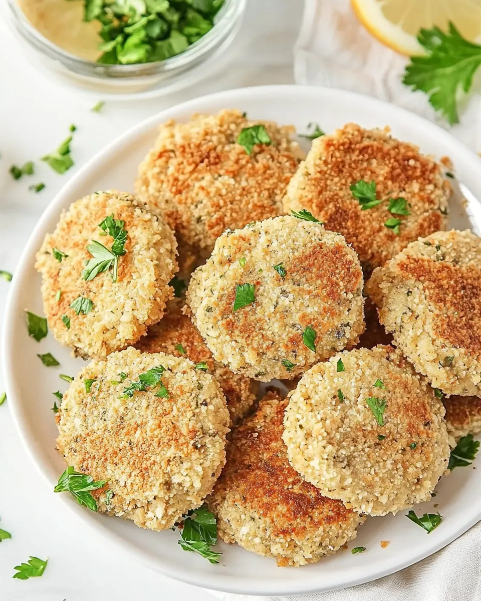 Crispy Vegan Chicken Patties