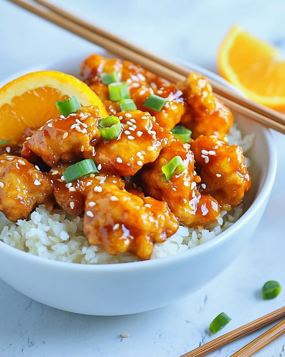 Crispy Vegan Orange Chicken