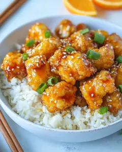 Crispy Vegan Orange Chicken
