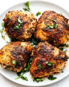 Crispy Juicy Air Fryer Chicken Thighs
