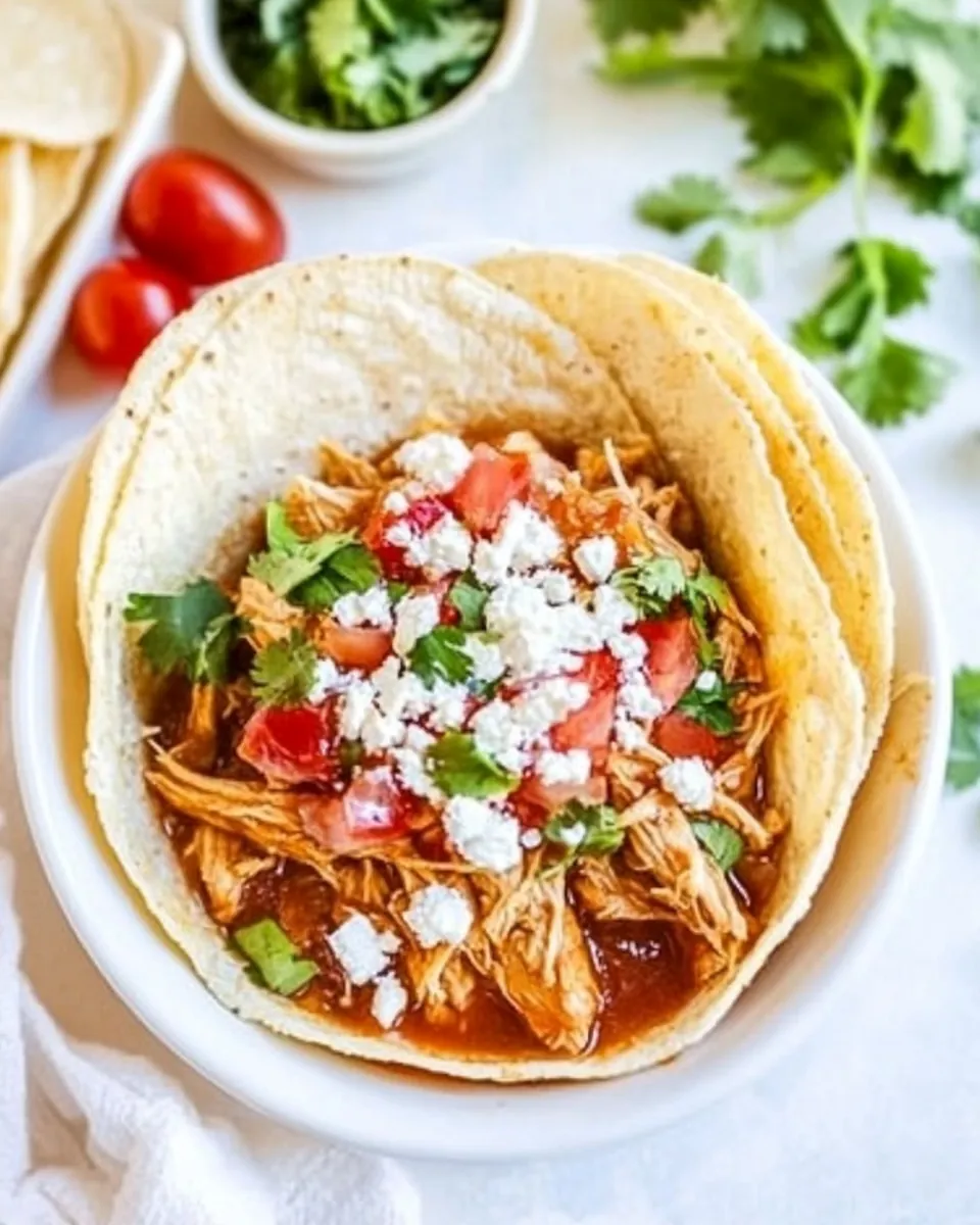 Crock Pot Chicken Tinga