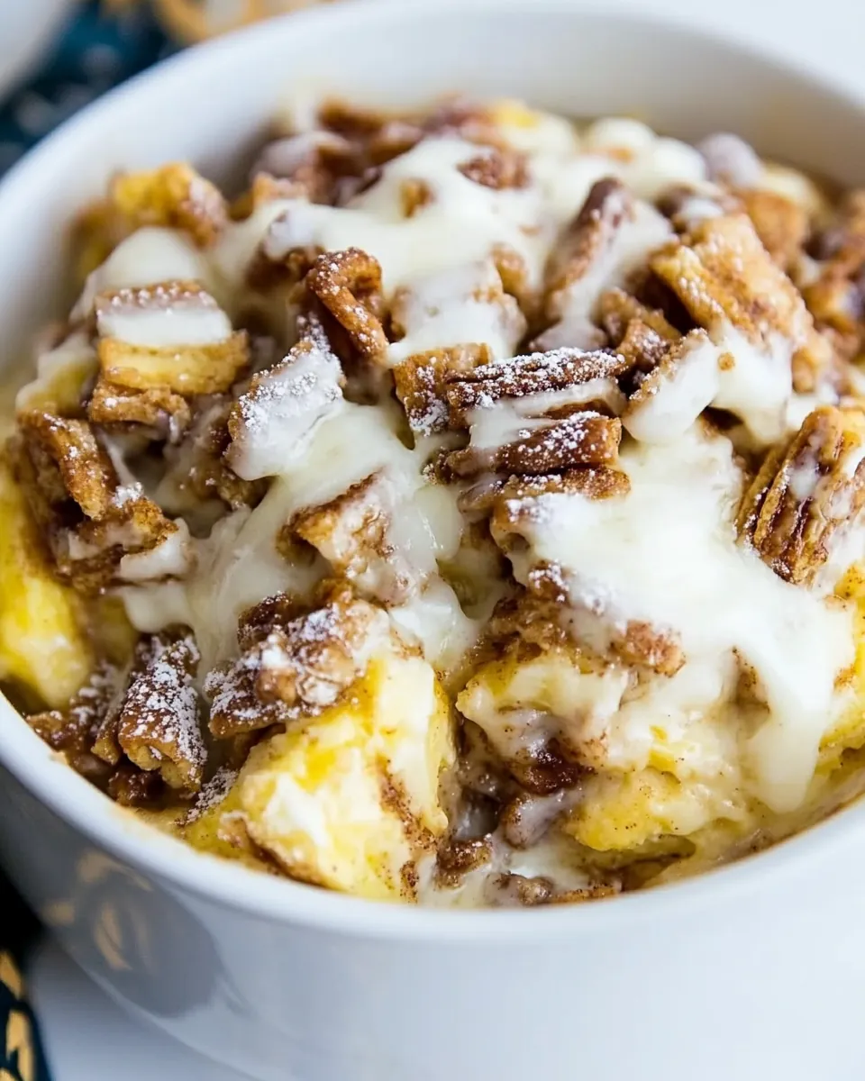 Crock Pot Cinnamon Roll Casserole