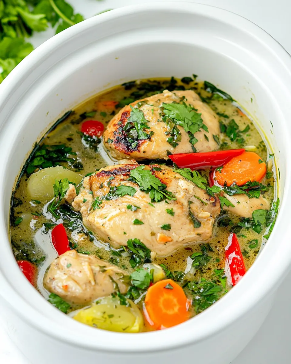 Crock Pot Coconut Lime Chicken