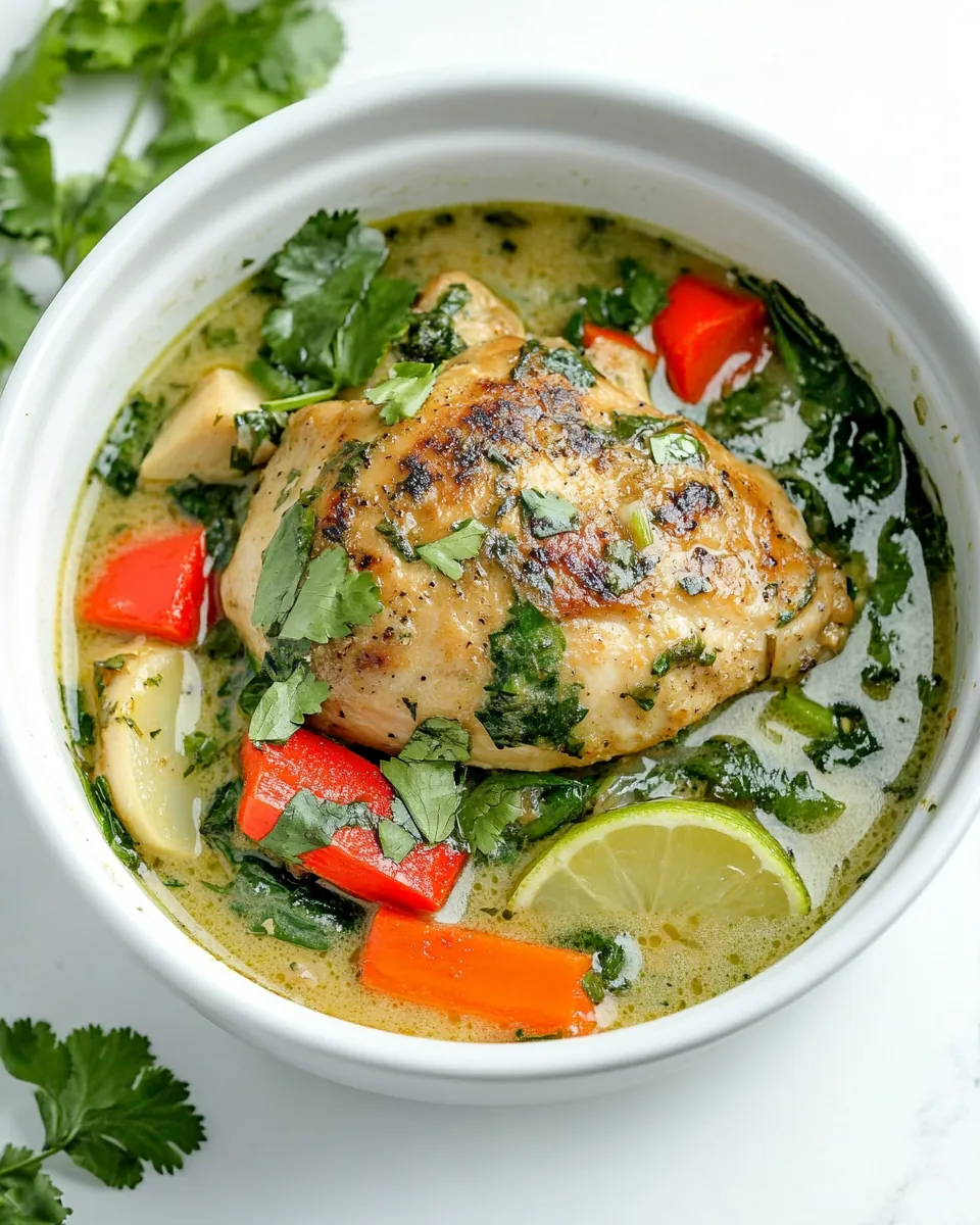 Crock Pot Coconut Lime Chicken