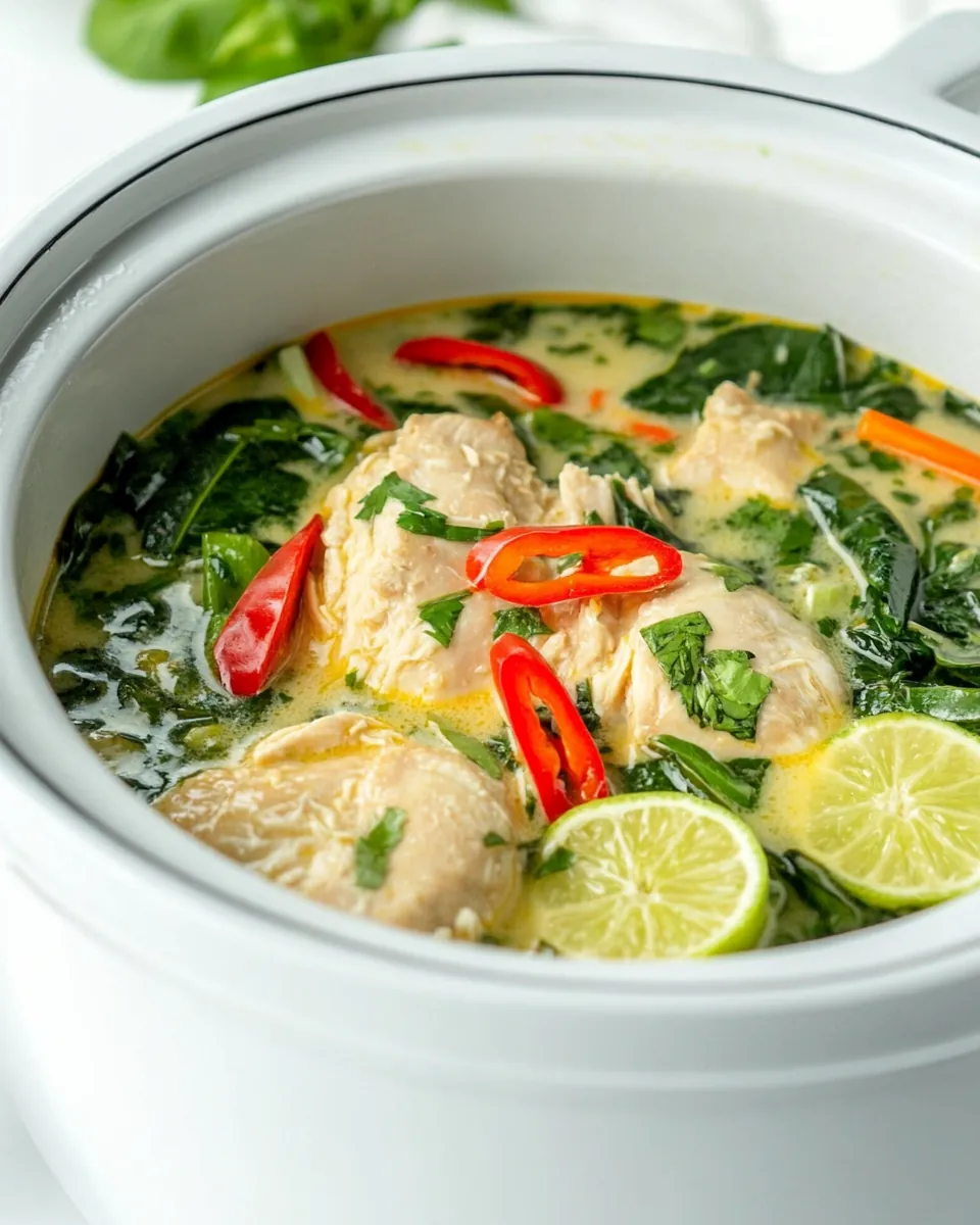 Crock Pot Coconut Lime Chicken