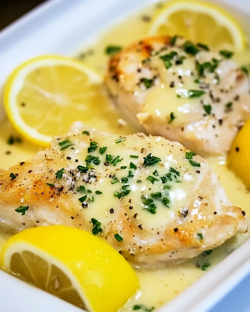 Crock Pot Creamy Lemon Chicken