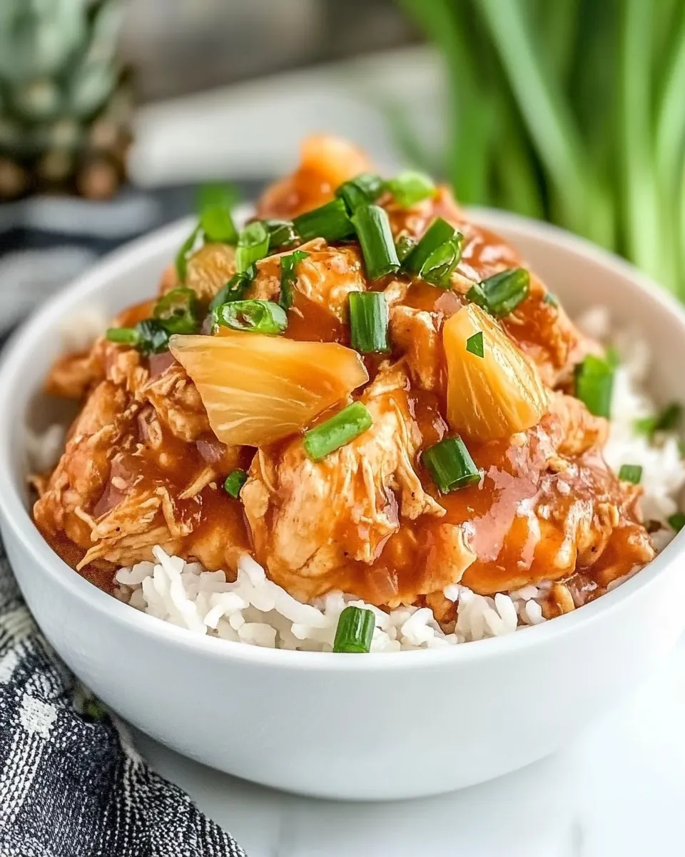 Crock Pot Pineapple Chicken