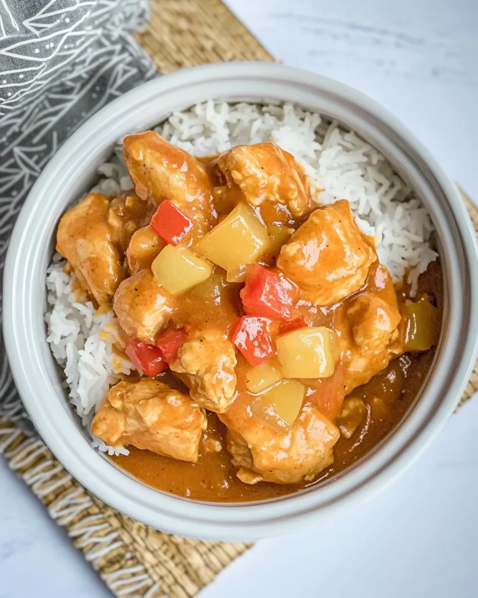 Crock-Pot Sweet and Sour Chicken