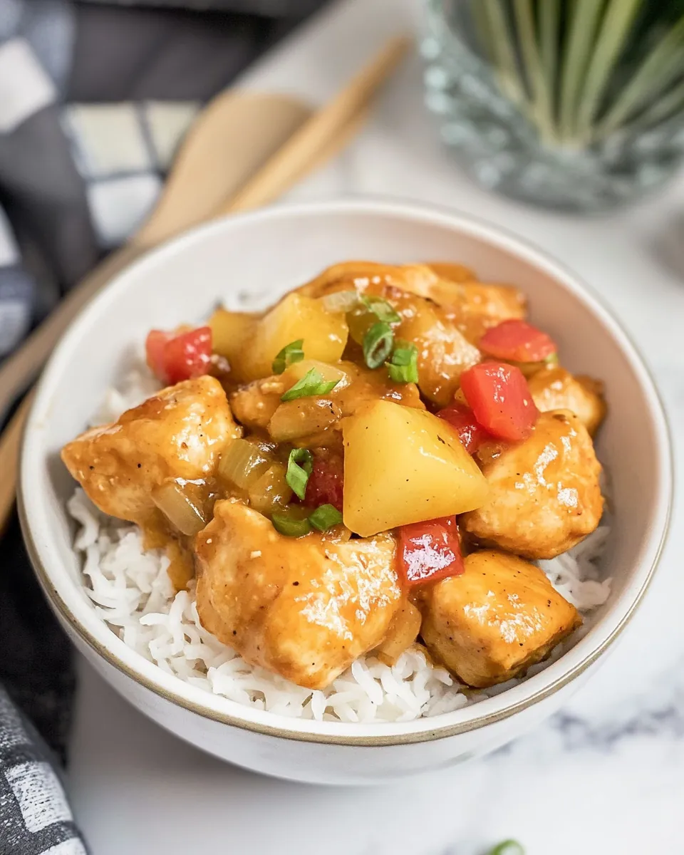 Crock-Pot Sweet and Sour Chicken