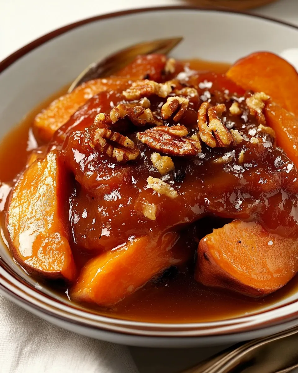 Crockpot Candied Sweet Potatoes