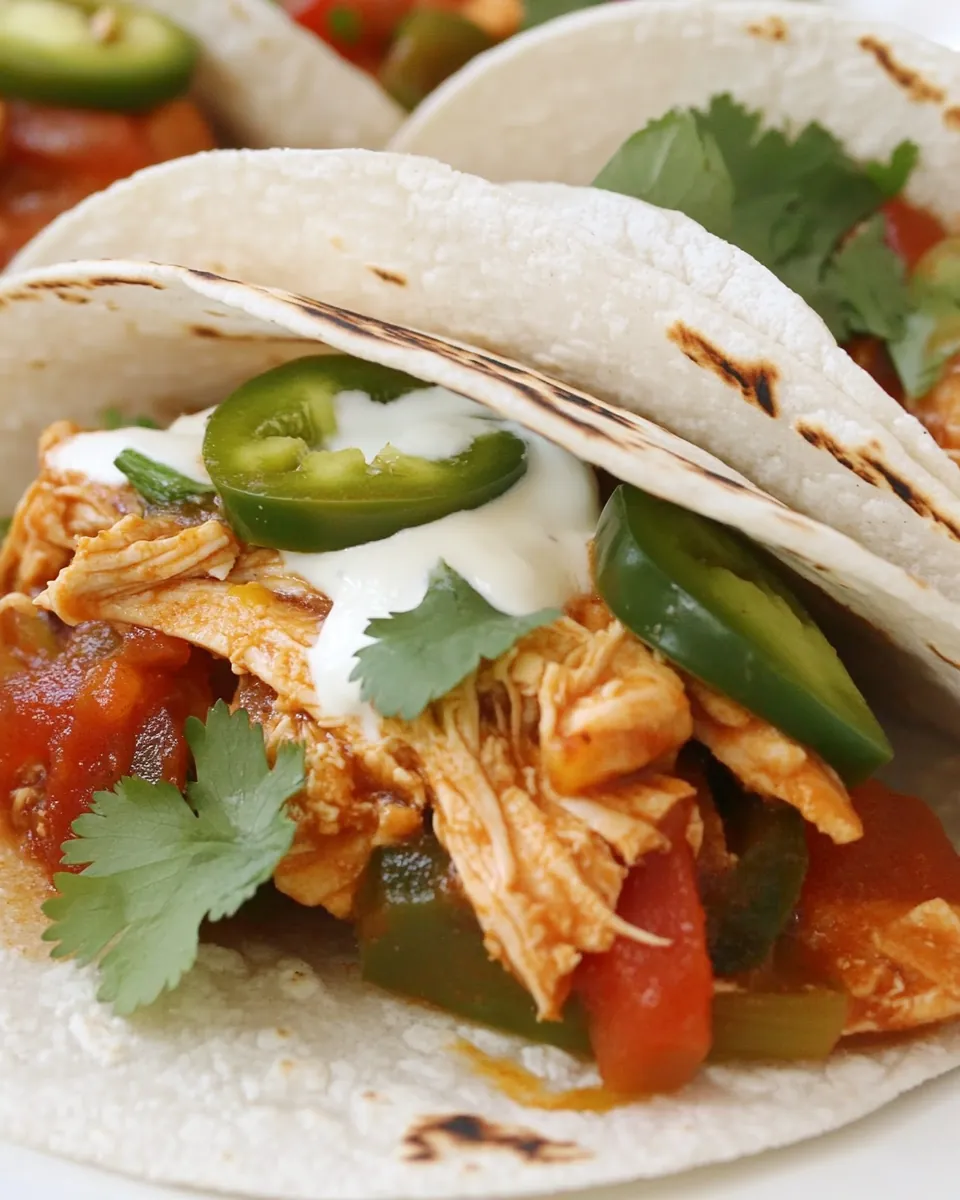 Crockpot Chicken Fajitas