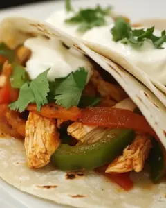 Crockpot Chicken Fajitas