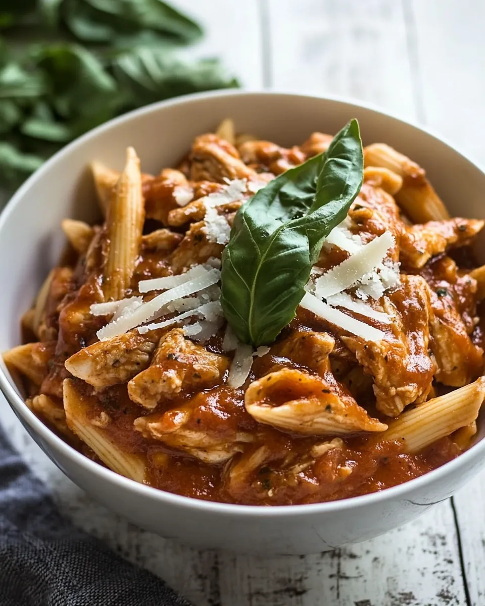 Crockpot Chicken Marinara