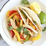 Crockpot Citrus Chicken Fajitas