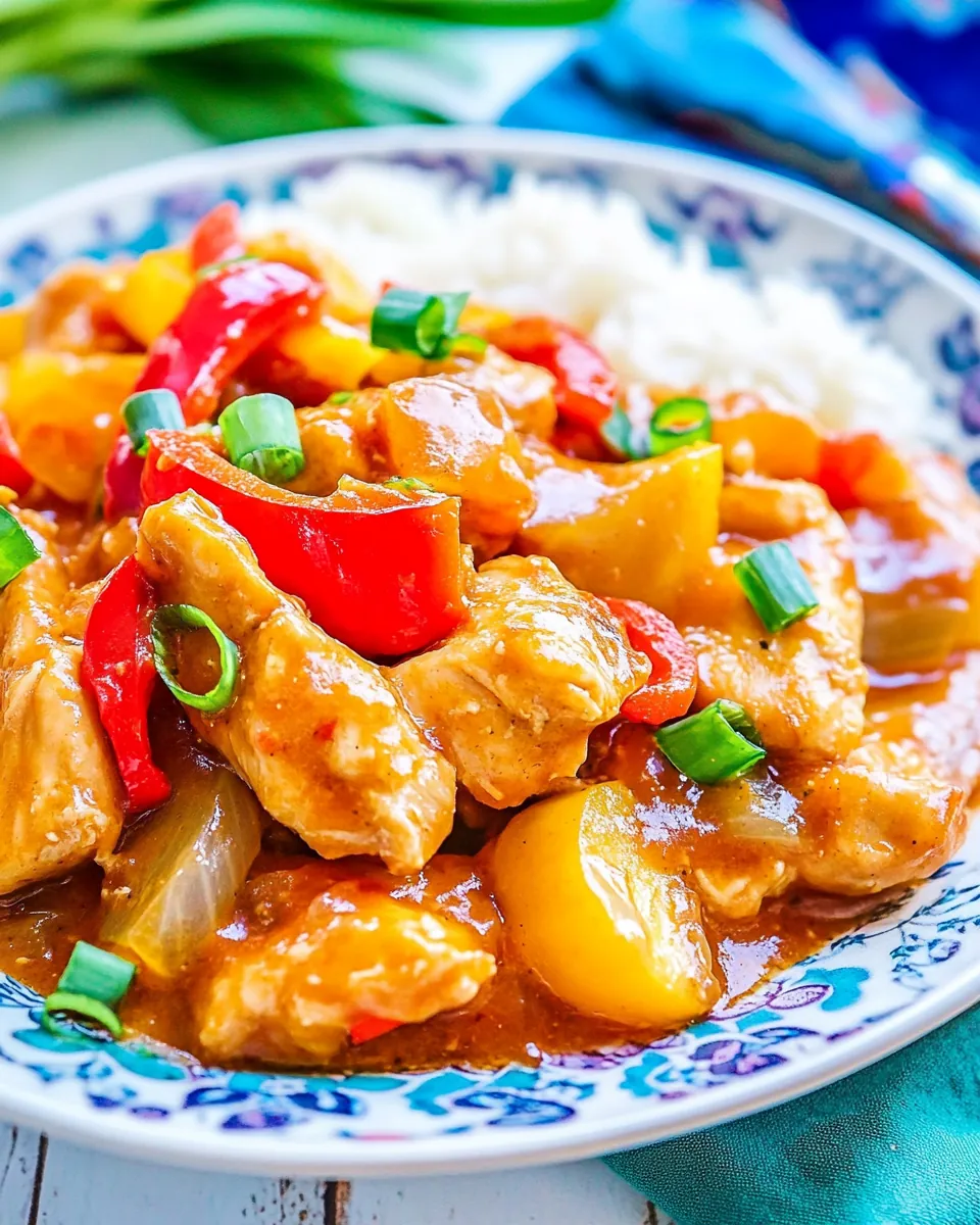 Crockpot Hawaiian Chicken