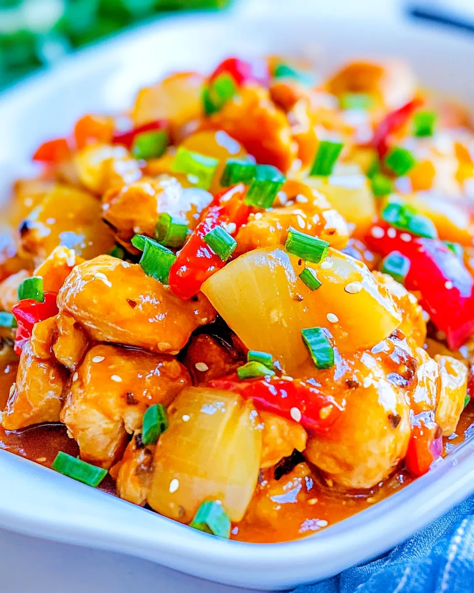 Crockpot Hawaiian Chicken