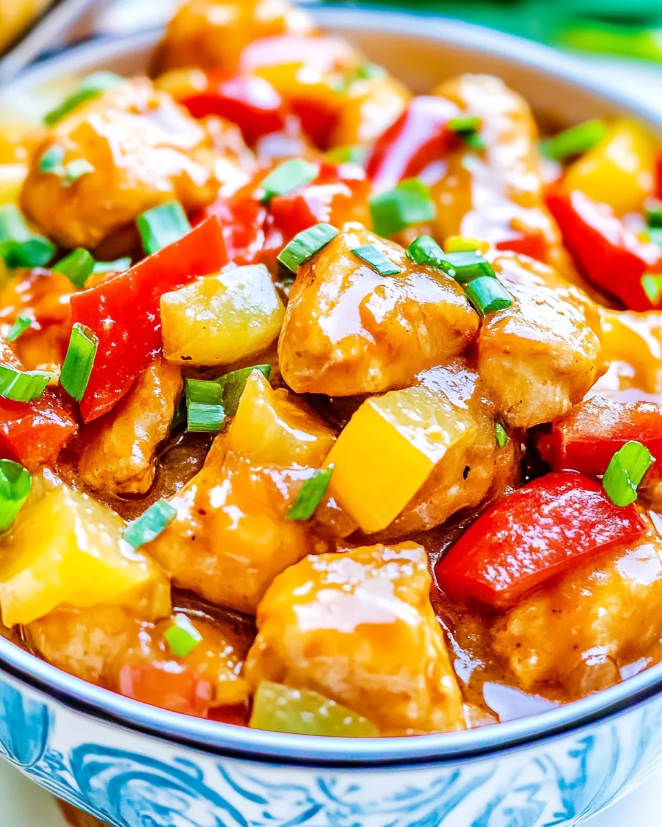 Crockpot Hawaiian Chicken