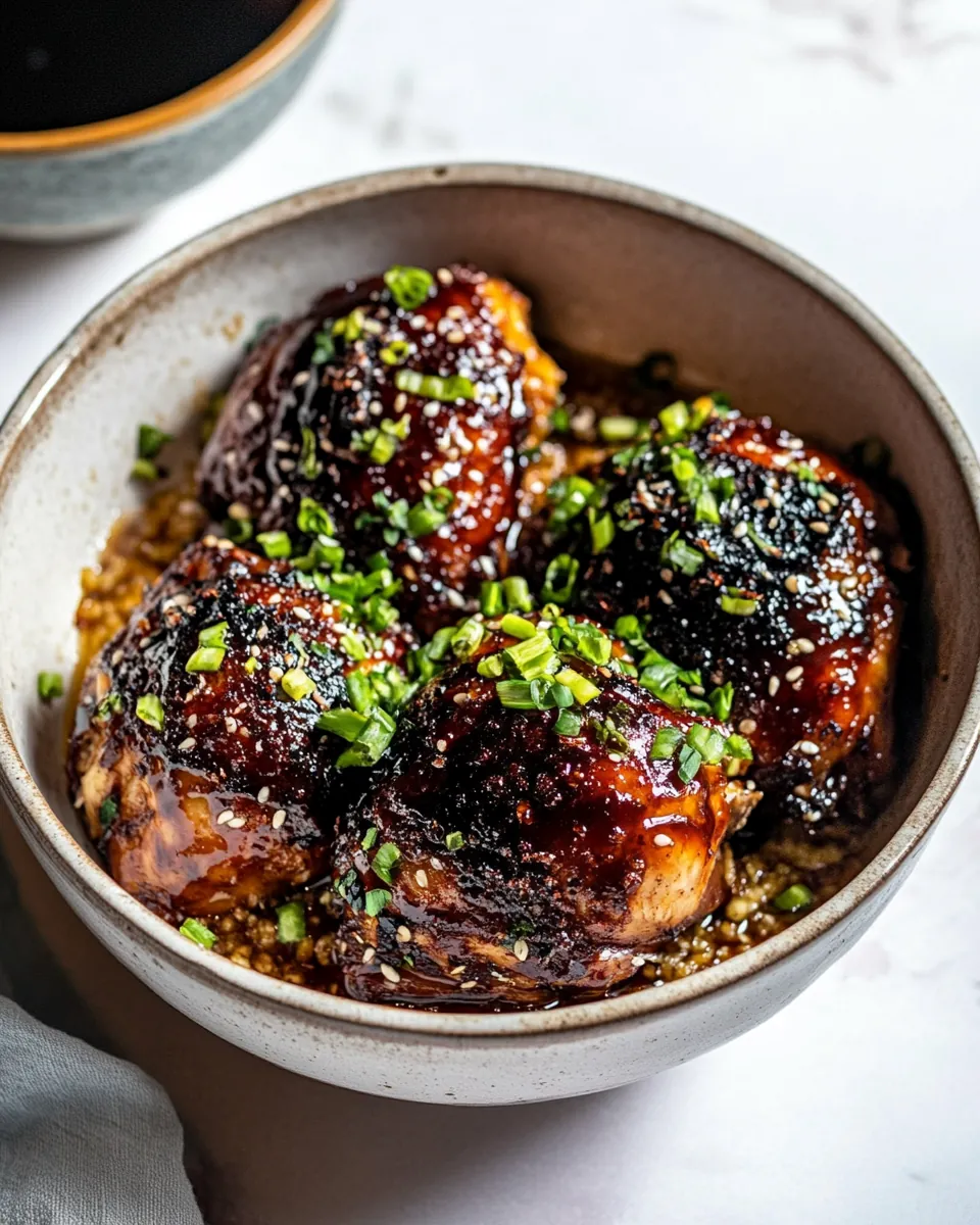 Crockpot Honey Garlic Chicken