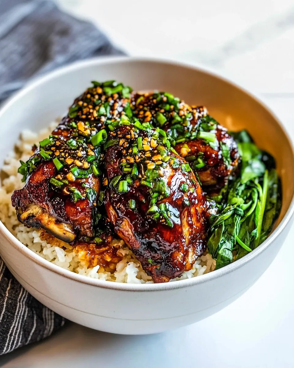 Crockpot Honey Garlic Chicken