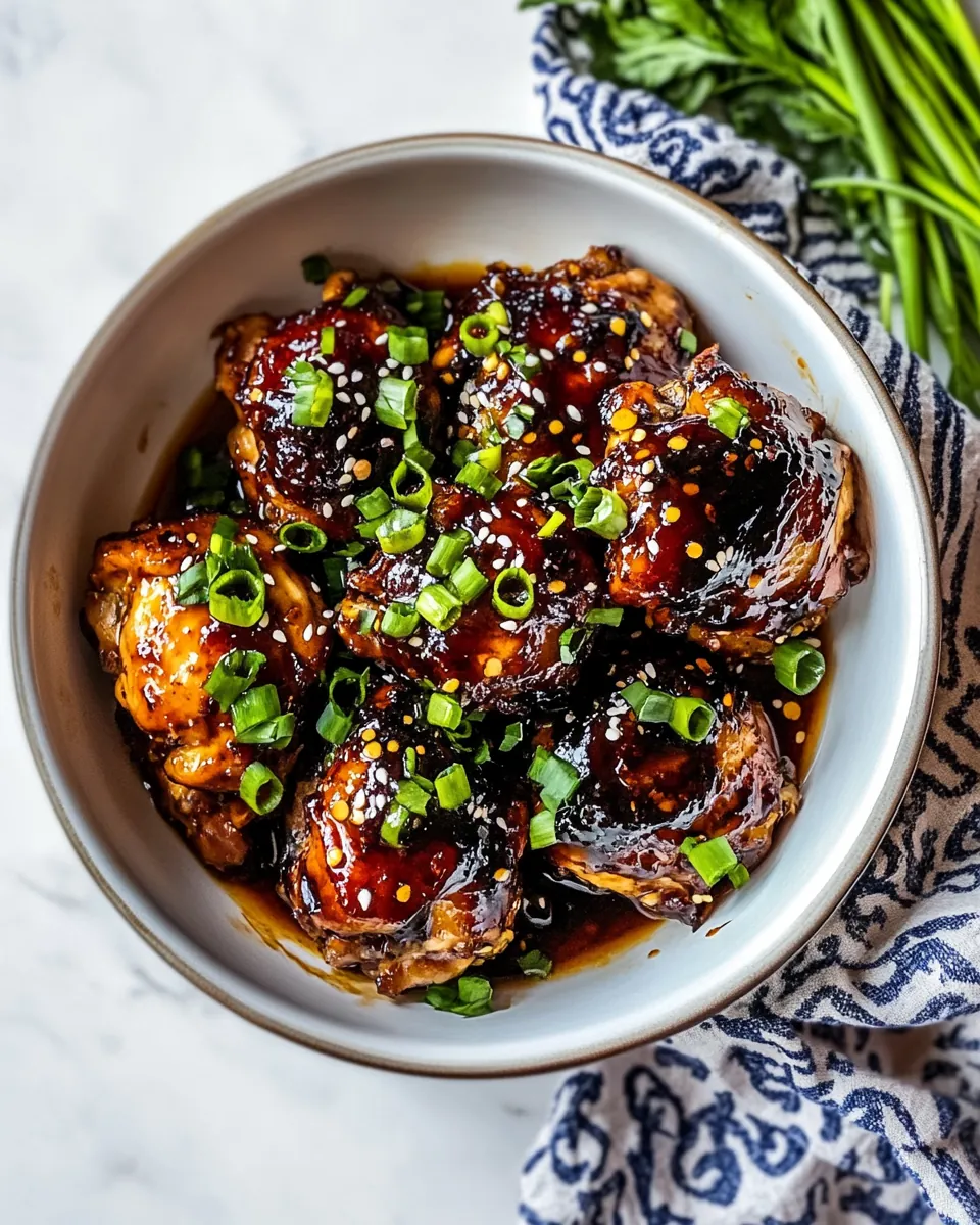 Crockpot Honey Garlic Chicken
