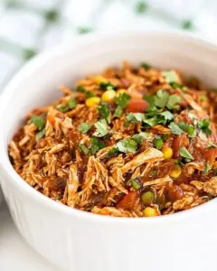 Crockpot Mexican Shredded Chicken