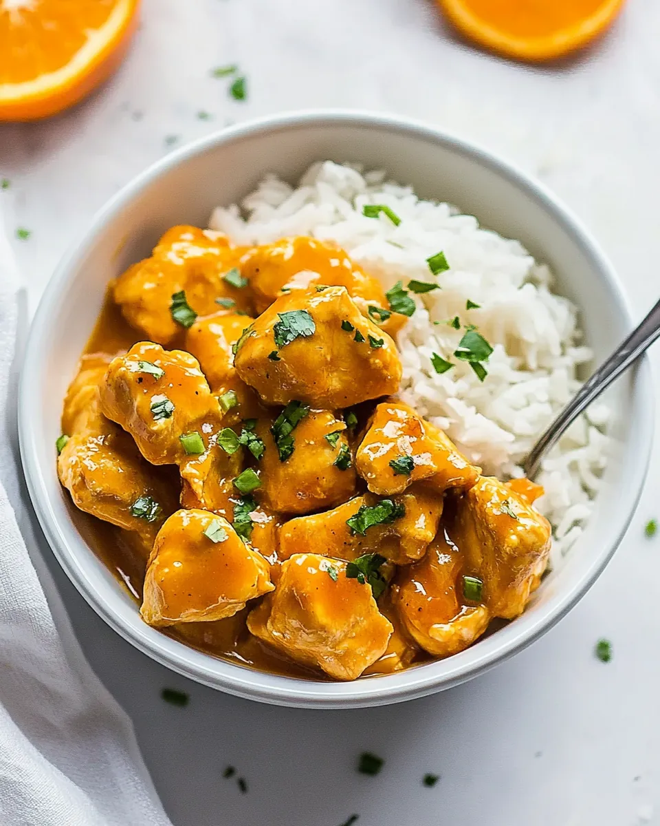 Crockpot Orange Chicken