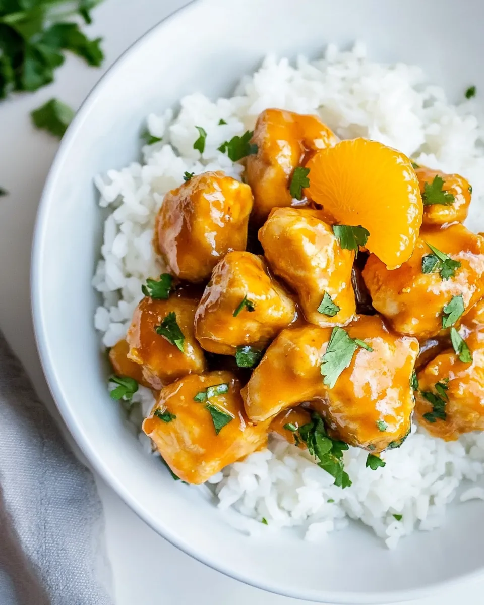 Crockpot Orange Chicken