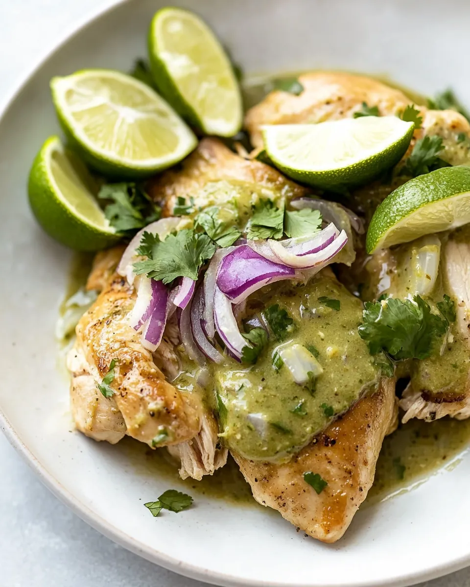 Crockpot Salsa Verde Chicken