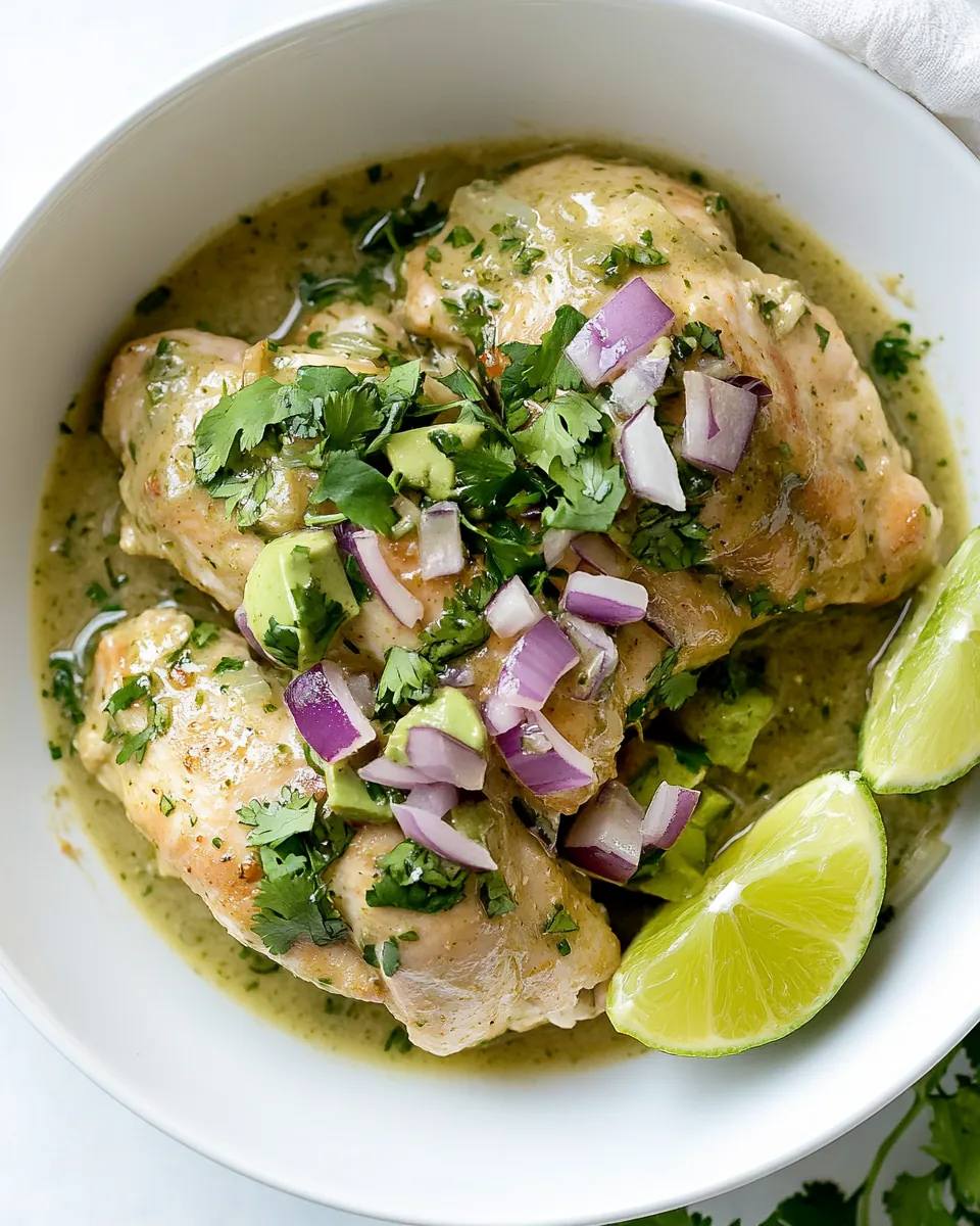 Crockpot Salsa Verde Chicken