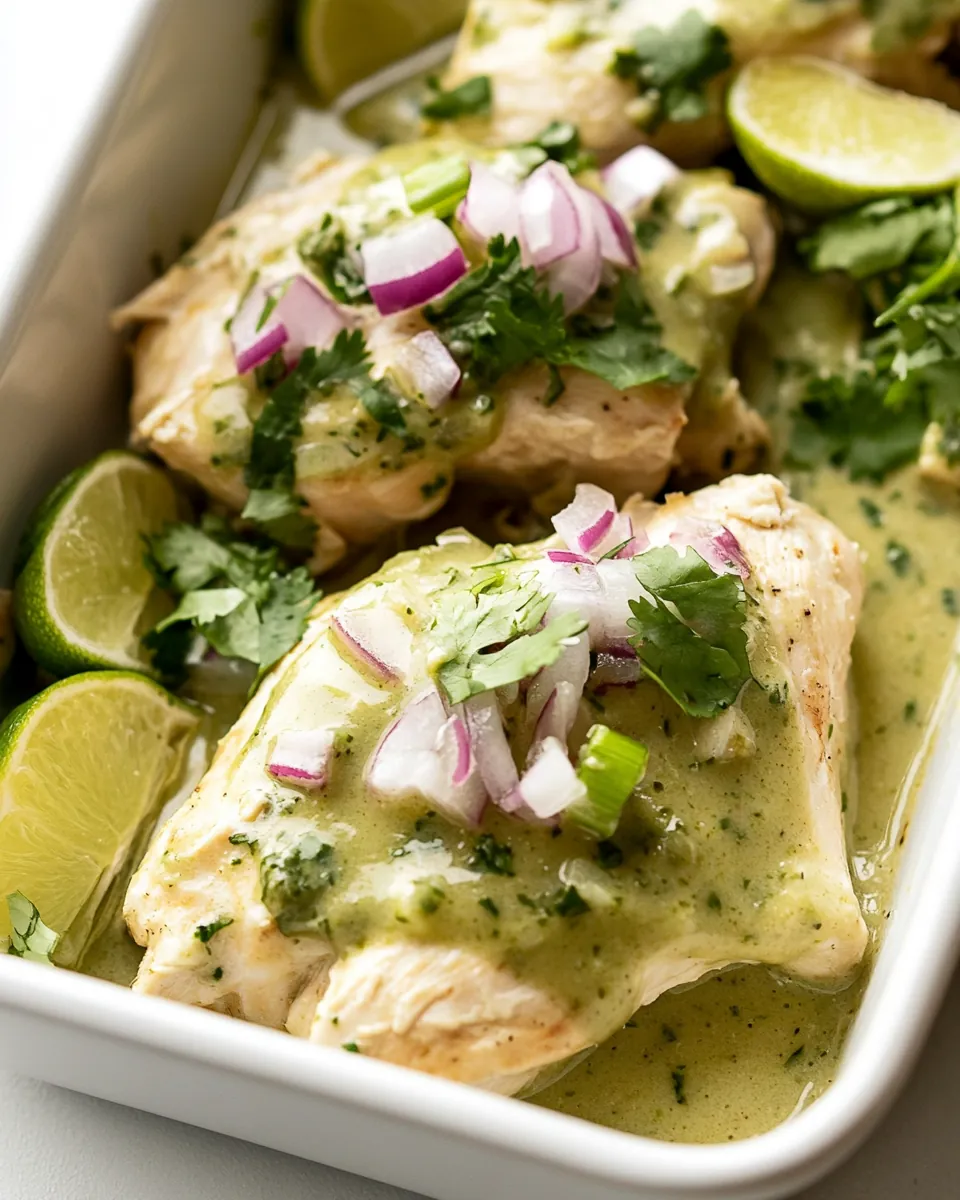 Crockpot Salsa Verde Chicken
